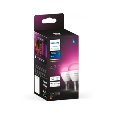 Philips Hue Hue LED-lamp 8719514491281 Energielabel: F (A - G) Hue White & Color Ambiance Luster E14 5.1 W RGBW