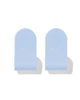 HEMA Plakhaken lichtblauw - 2 stuks - thumbnail