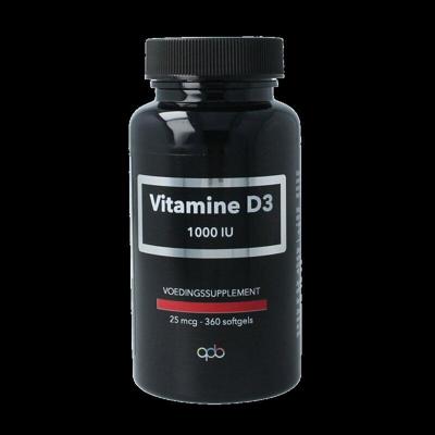 Vitamine D3 1000IU 25mcg 360 Softgels