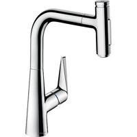 Hansgrohe Talis Select M51 M5117-H220 ééngreeps keukenmengkraan met uittrekbare vuistdouche, chroom - thumbnail