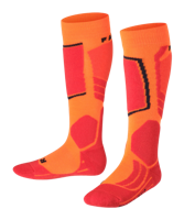 Falke SK2 Intermediate Skisok Kinderen Flash Orange 23-26 - thumbnail