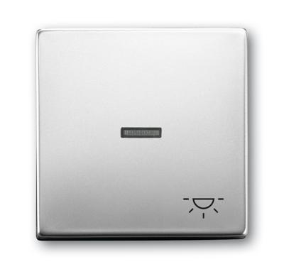 Busch-Jaeger 2CKA001751A2958 Wipschakelaar licht Afdekking Puur RVS RVS 1 stuk(s)