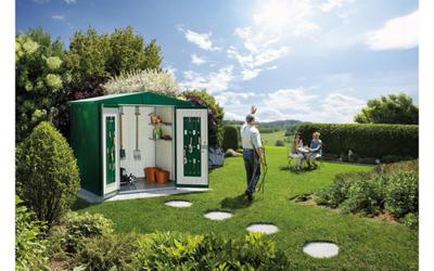 Biohort Europa 3 metalen tuinhuis 244x156x203 cm Biohort Europa 3 metalen tuinhuis 244x156x203 cm