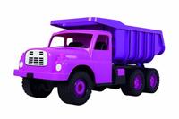 DinoBikes Tatra kiepwagen blauw 70 cm groot draaggewicht 100 kg - thumbnail