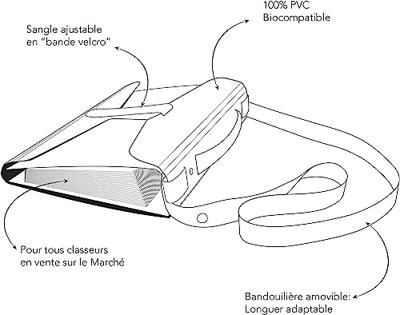 Yaka mappendrager, koningsblauw