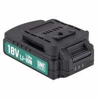 Batterij - POWERPLUS - 1500 mAh - 18 V - 3 LED-indicatoren die de resterende lading weergeven - thumbnail