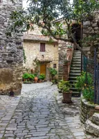 Alexsar Art Tuinschilderij pittoresk 70x50cm - thumbnail