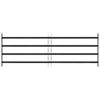 Raam Rooster Zwart 175 x 60 cm Gepoedercoat staal - thumbnail