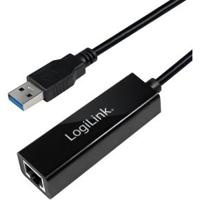 LogiLink UA0184A Netwerkadapter 1000 MBit/s USB-A 3.0, RJ45 - thumbnail