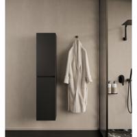 Badkamermeubelset Gliss Design Milan Met Lako Wastafel 140 cm Mat Zwart (Keuze Wastafel) - thumbnail