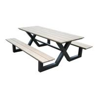 Picknicktafel Family aluminium zand - thumbnail