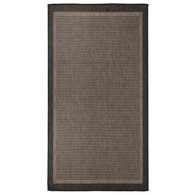 VidaXL Buitenkleed platgeweven 80x150 cm donkerbruin