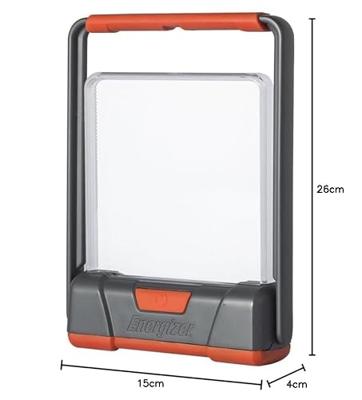 Energizer E300461000 Compact Lantern Campinglamp LED 240 lm werkt op batterijen 345 g Donkergrijs, Oranje
