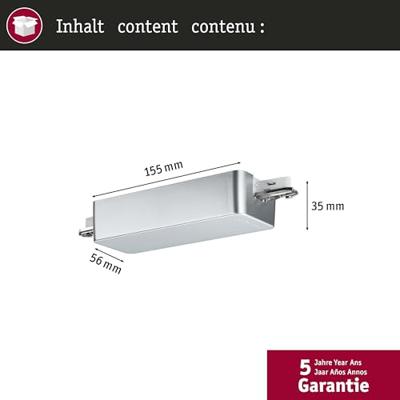 Paulmann URail 50050 Schakelactor Chroom (mat)