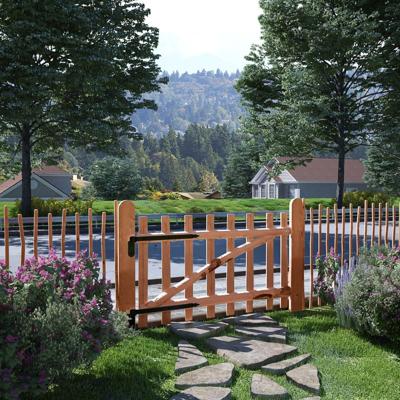 Poort enkel 100x60 cm geïmpregneerd hazelaarhout