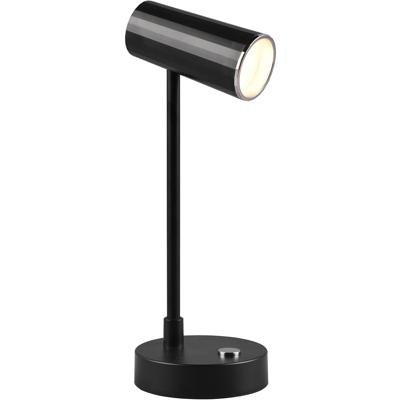 LED Bureaulamp - 2.5W - Dimbaar en Kleur Aanpasbaar - Mat Zwart