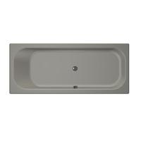 Xenz Aruba Ligbad - 190x80x48 - afvoer Midden - acryl - cement 6894-06 - thumbnail