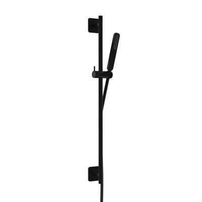 Hotbath Glijstangset Gal 100 cm Met Doucheslang 150 cm En Handdouche Mat Zwart Hotbath Glijstangset Gal 100 cm Met Doucheslang 150 cm En Handdouche Mat Zwart