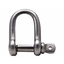 D-sluiting rvs 6mm*-