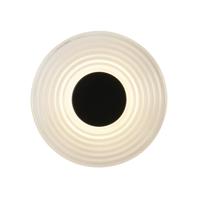 Searchlight WandlampCleo zwart en helder glas - 32210CL - thumbnail