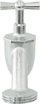 Cornat Messing Aftapkraan 3/4 Chroom-Mat - FLOR92595