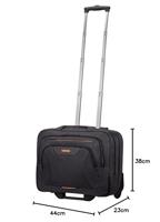 American Tourister At Work notebooktas 39,6 cm (15.6 ) Aktetas Zwart, Oranje - thumbnail