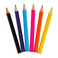 LG-Imports Kleurpotloden superhero, 6st. - thumbnail