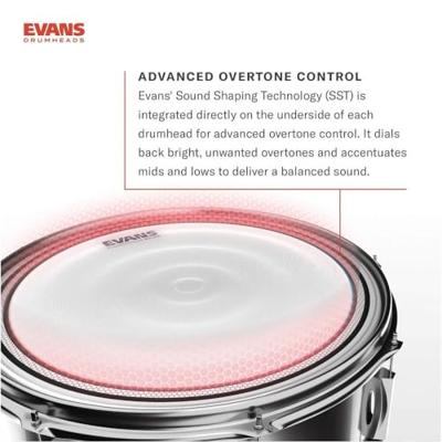 Evans TT14ECR EC Resonant 14 inch tomvel Evans TT14ECR EC Resonant 14 inch tomvel