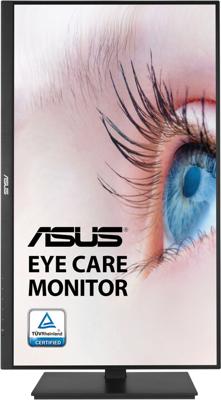 ASUS VA27DQSB Eye Care Monitor 68,58 cm (27 inch) (Full HD, IPS, 75Hz Adaptive-Snyc, HDMI, DisplayPort, VGA, luidspreker, 5ms reactietijd) zwart
