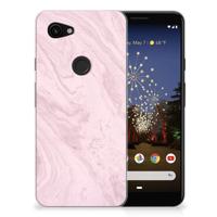 Google Pixel 3A TPU Siliconen Hoesje Marble Pink - Origineel Cadeau Vriendin - thumbnail