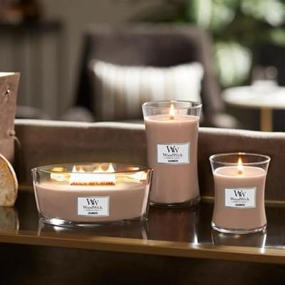 WoodWick large candle cashmere