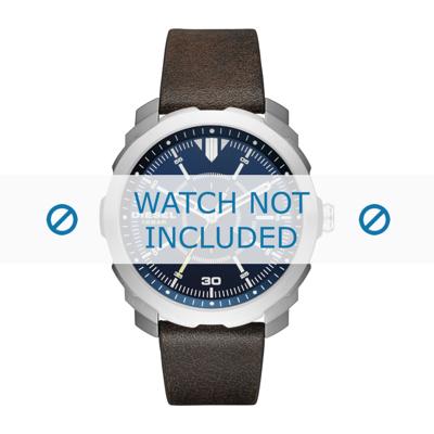 Horlogeband Diesel DZ1787 Leder Donkerbruin 22mm