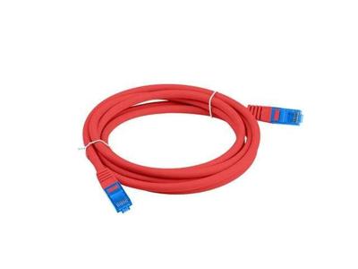 LANBERG PATCHCORD S/FTP CAT.6A 0.5M ROOD LSZH