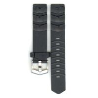 Horlogeband Tag Heuer CA1214 / BT0700 Rubber Zwart 18mm - thumbnail