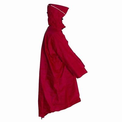 Lowland Walkingponcho Red L Poncho Red L