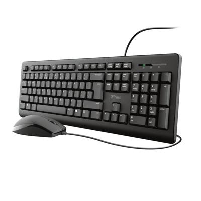 Toetsenbord Trust Trust Zwart Qwerty Spaans - thumbnail