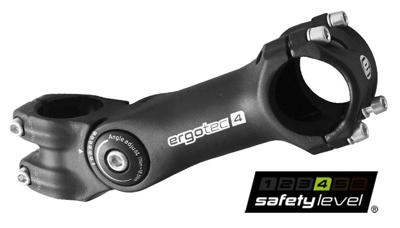 Ergotec stuurpen ahead octopus2 31.8/75 zwart zand