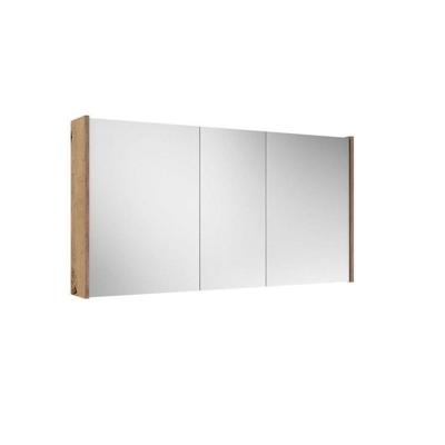 Saniclass Prime Spiegelkast - 120x63x16cm - inclusief zijpanelen - rustiek eiken SW1212818/SW1027172 Saniclass Prime Spiegelkast - 120x63x16cm - inclusief zijpanelen - rustiek eiken SW1212818/SW1027172