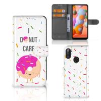 Samsung Galaxy M11 | A11 | Book Cover | Donut Roze - thumbnail