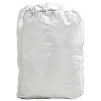 VidaXL Autohoes voor suv met gespriemen m volledig peva zilverkleurig - thumbnail