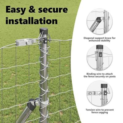 VidaXL Hek met paal zilver 1 x 10 m staal en pvc