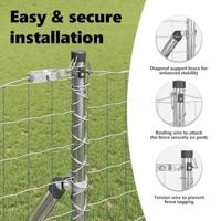 VidaXL Hek met paal zilver 1 x 10 m staal en pvc - thumbnail