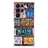 Samsung Galaxy S23 Ultra Anti-shock Hoesje met foto Kentekenplaten - thumbnail