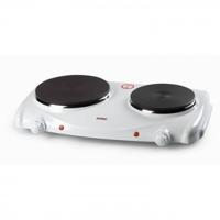 Domo elektrische kookplaat, 1000-1500W, wit - thumbnail