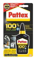 Alleslijm Pattex 100% tube 50 gram op blister | 12 stuks - thumbnail