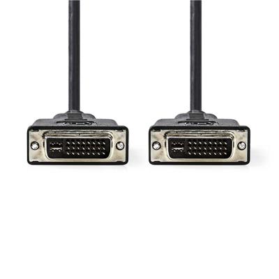 DVI-Kabel | DVI-I 24+5-Pins Male - DVI-I 24+5-Pins Male | 2,0 m | Zwart - thumbnail