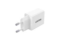 Unitek P1113A-EU - oplader 2X USB-A, 12W, wit - thumbnail