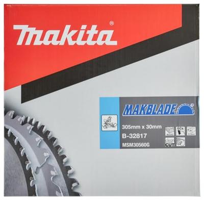 Makita Cirkelzaagblad voor Hout | Makblade | Ø 305mm Asgat 30mm 60T - B-32817 - thumbnail