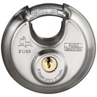 Burg Wächter Circle 21 60 SB Hangslot Verschillend sluitend RVS Hangslot voor profielcilinder - thumbnail