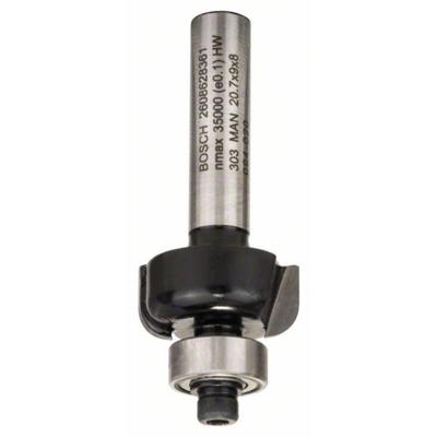 Bosch Accessoires Profielfrees E 8 mm, R1 4 mm, D 20,7 mm, L 9 mm, G 53 mm 1st - 2608628361
